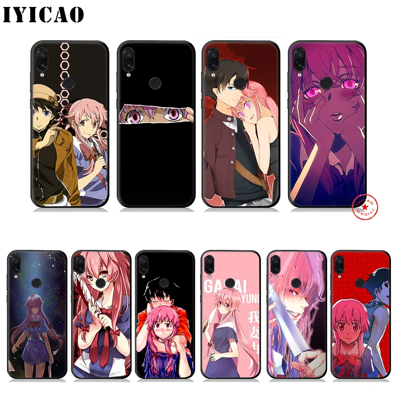 IYICAO Future Diary Soft Case for Xiaomi Redmi Note 8 7 6 5 Pro 5A 4X Back Silicone |