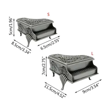 

Vintage Metal Jewelry Box Treasure Trinket,Ring Earrings Necklace Keepsake Gift