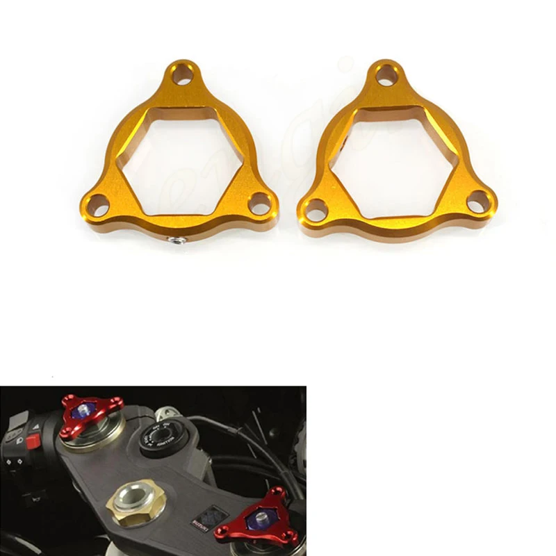 

for Kawasaki GTR1400 Concours 14 2007-2010 Motorcycle Accessories CNC Aluminum 17mm Suspension Fork Preload Adjusters