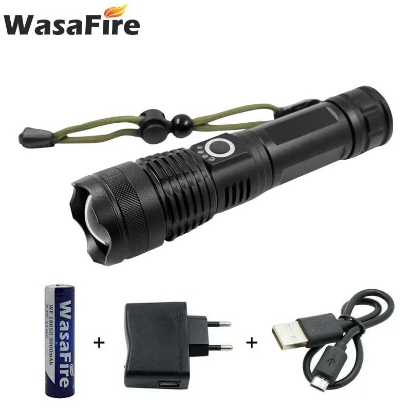 Портативный светодиодный фонарик Wasafire XHP50 с возможностью масштабирования 5