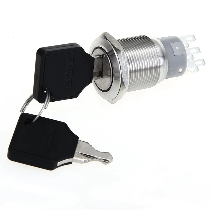 

key switch switch rotary switch 2 tray 19 mm stainless steel