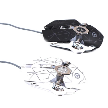 

Gaming Mouse 7 Button USB Wired LED Breathing Fire Button 3200 DPI Laptop PC