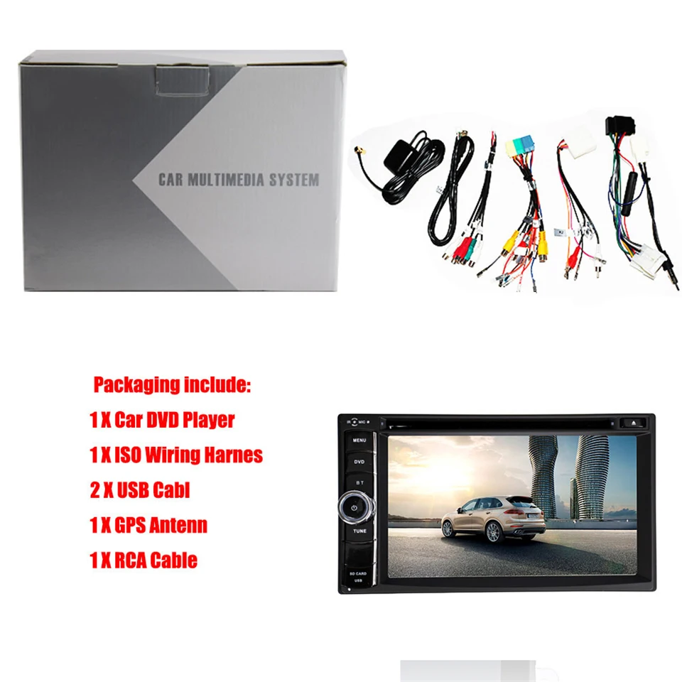 Cheap Android 7.1 2 Din Car Multimedia Player Navigation Stereo Car Radio DVD For VW Golf Polo Tiguan Passat B6 B7 SEAT Leon Octavia 4