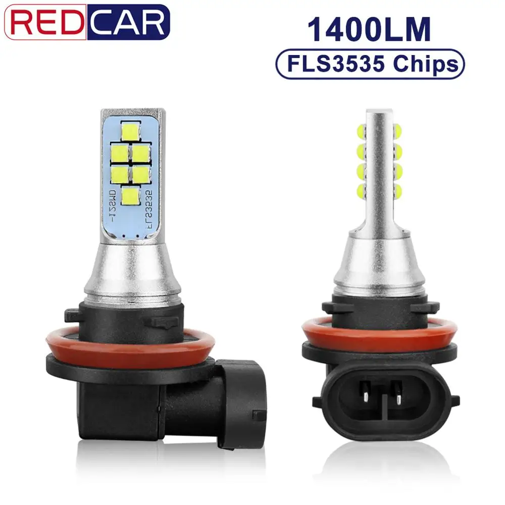 

2pcs Super Bright PSX24W HB3 9005 HB4 9006 H16 5202 H8 H11 Car LED Fog Lights Bulbs 12SMD FL3535 Chip 1400LM 6000K Auto Lamp