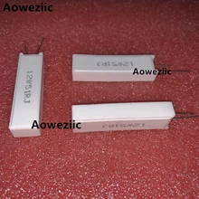 1 шт. керамическая 12W51R резистор для цемента 12 Вт 51ohm 12W51RJ 12 Вт 51RJ 12 Вт 51R 12W51ohm 12W51 Ом 5% вертикальный резистор
