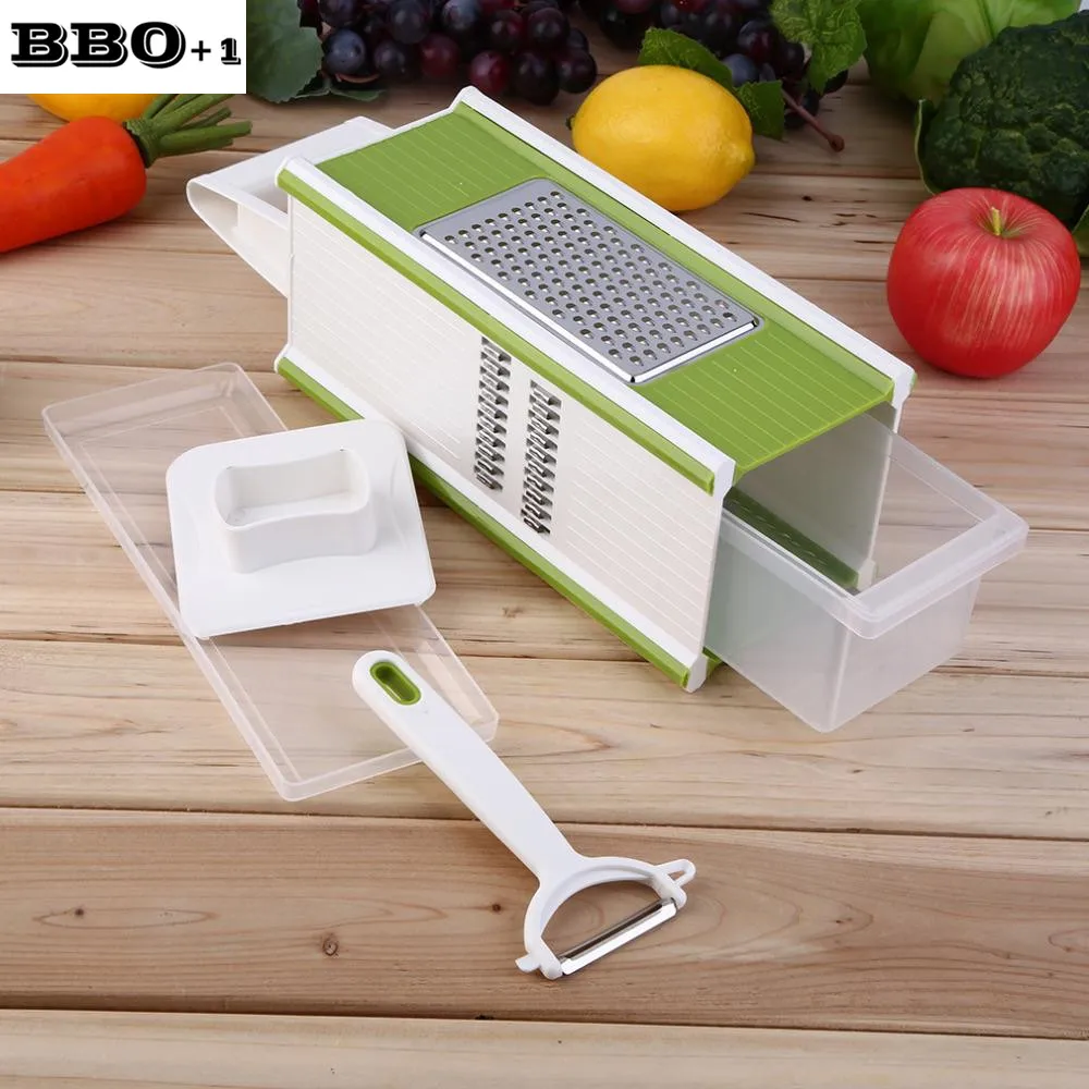

Creative 5 in 1 Vegetable Slicer Set Multifunction Spiral Graters Plastic Vegetable Fruit Slicers Cutter Home Kitchen Accessory