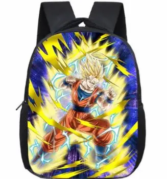 

Cool Anime Dragon Ball School Bag Super Saiyan Goku Vegeta Toddler Backpacks Children Primary Kindergarten Backpack Travel bag