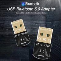 Adapter Bluetooth 5.0 Mini USB wtyczka Bluetooth komputer USB odbiornik Bluetooth Audio muzyka Bluetooth 5.0 nadajnik na PC 2
