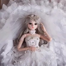 1/3 60 см BJD куклы Reborn, красивые куклы-игрушки для девочек, коричневые глаза с BJD, одежда, парики, обувь, макияж, ручная работа, подарки на день рождения