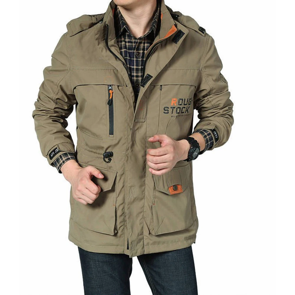 Зимняя куртка в стиле милитари для мужчин, повседневное плотное теплое пальто, армейская куртка пилота, куртки ВВС, куртка-карго, верхняя одежда, куртки с капюшоном, одежда 4XL