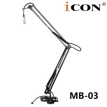 

ICON MB-03 desk mount scissor style microphone table stand solid and easy handle microphone desk arm