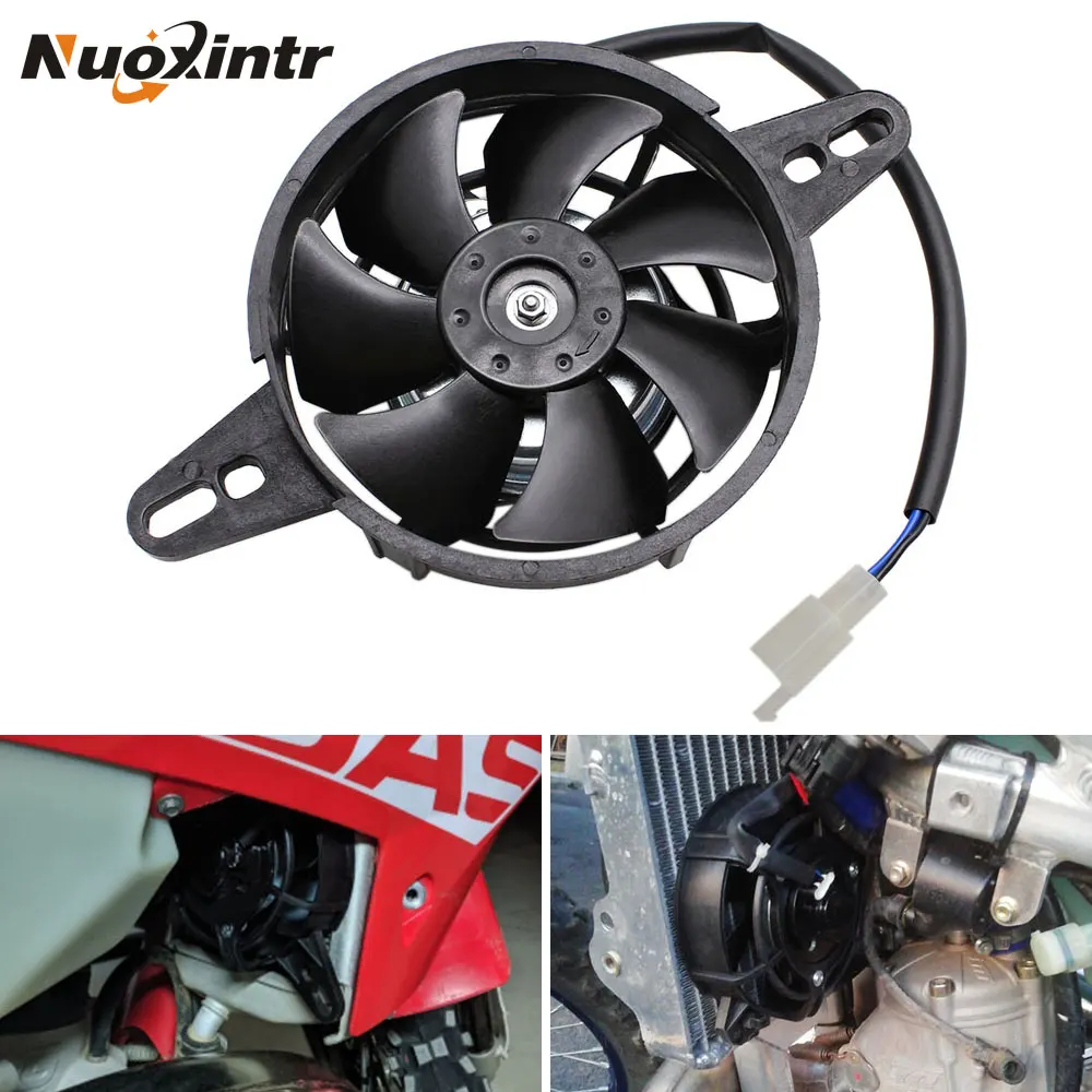 Nuoxintr Motorcycle Cooling Fan Dirt Pit Bike ATV Quad Oil Cooler Water