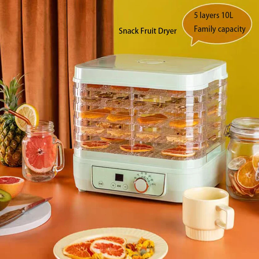 14 Layers Fruit Dryer and Vegetable Dehydrator Food Dryer Smart Dog Food  Dehydrator Household Fruit Dryer - AliExpress