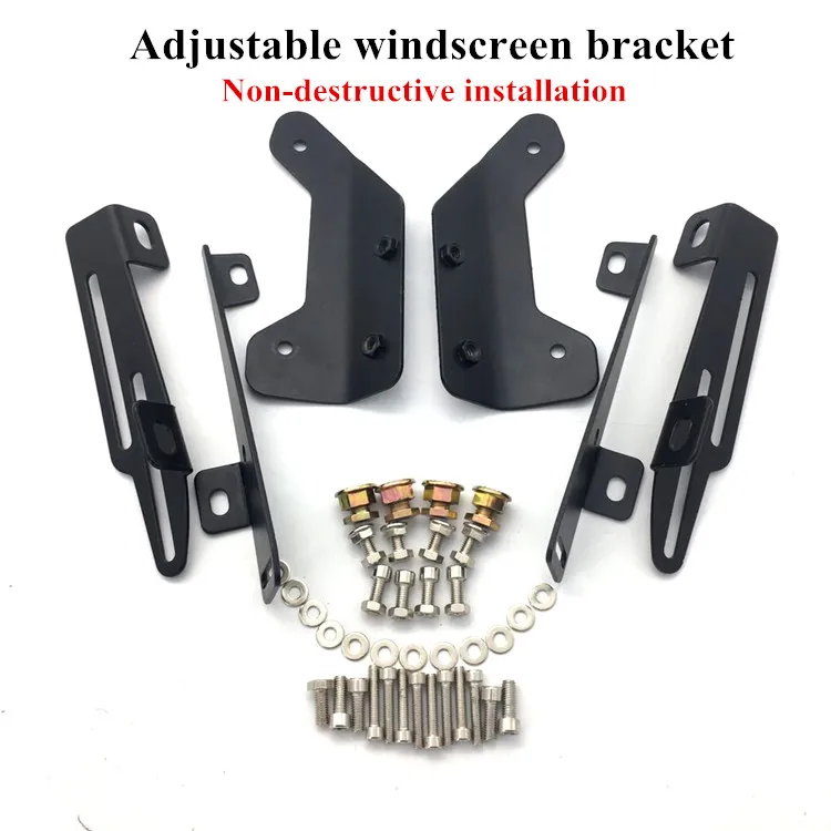 A Windscreen bracket Модифицированный мотоцикл nmax кронштейн для ветрового стекла набор Регулируемая подставка для ветрового стекла для yamaha nmax155 nmax 150 - Цвет: A Windscreen bracket