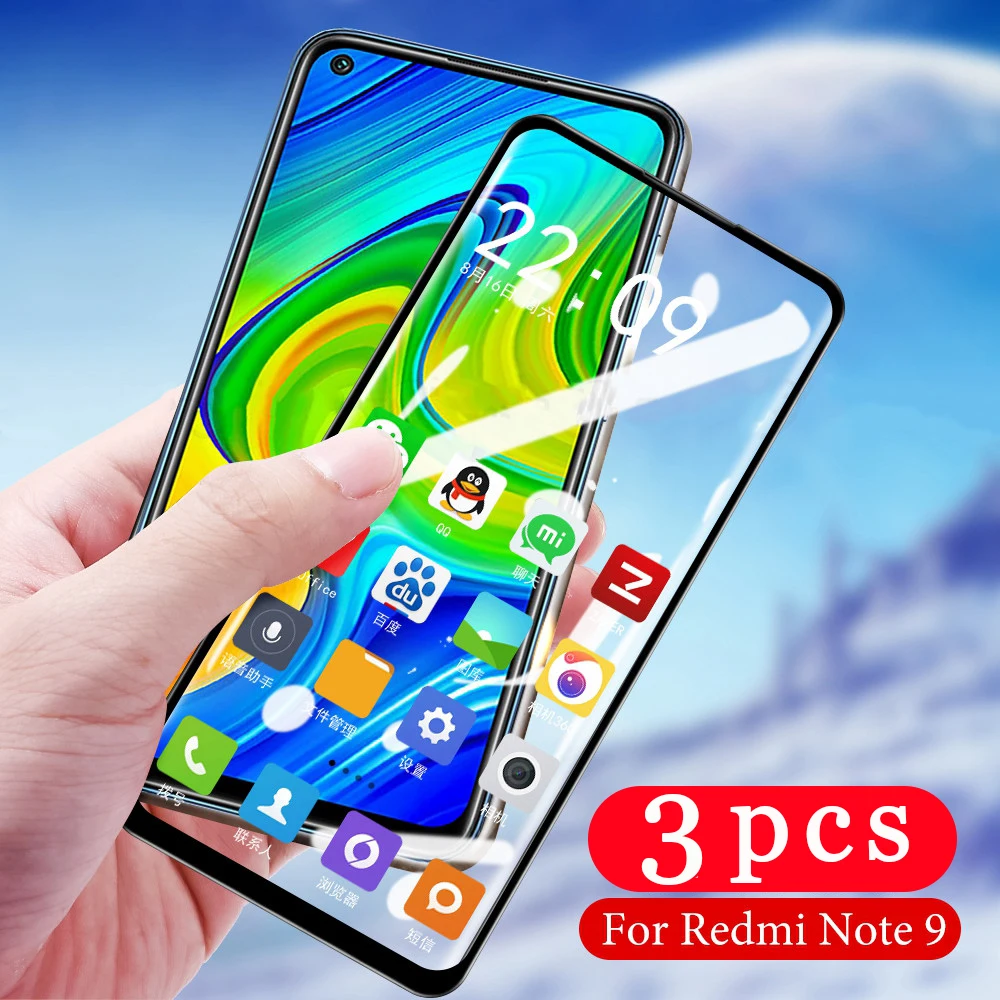 3Pcs Copertura Completa Per Xiaomi Redmi 10X Vetro Temperato Redmi 10X Pro Protezione Dello Schermo Del Telefono Pellicola Protettiva Sul Vetro Smartp