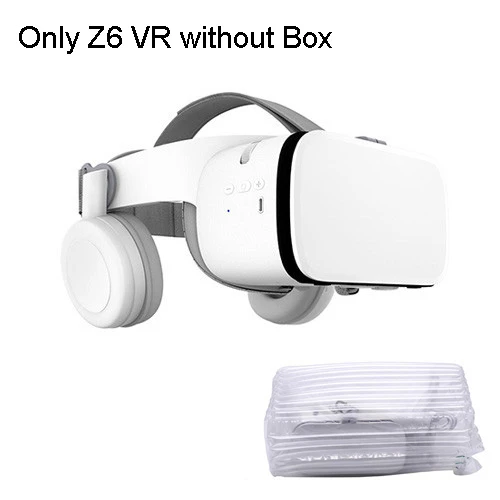 Only VR No Box Bobovr Z6 обновление шлем 3D VR очки виртуальной реальности Гарнитура Bluetooth наушник для смартфона VR картон - Цвет: Only VR No Box