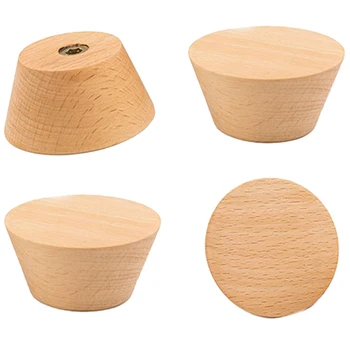 

4 Pack Hook Hat Rack,Wooden Hook Hook Wall Hanging Decorative Hook Single Storage Bag Hat Hanger Towel Rack,Heavy Duty Hook (Woo