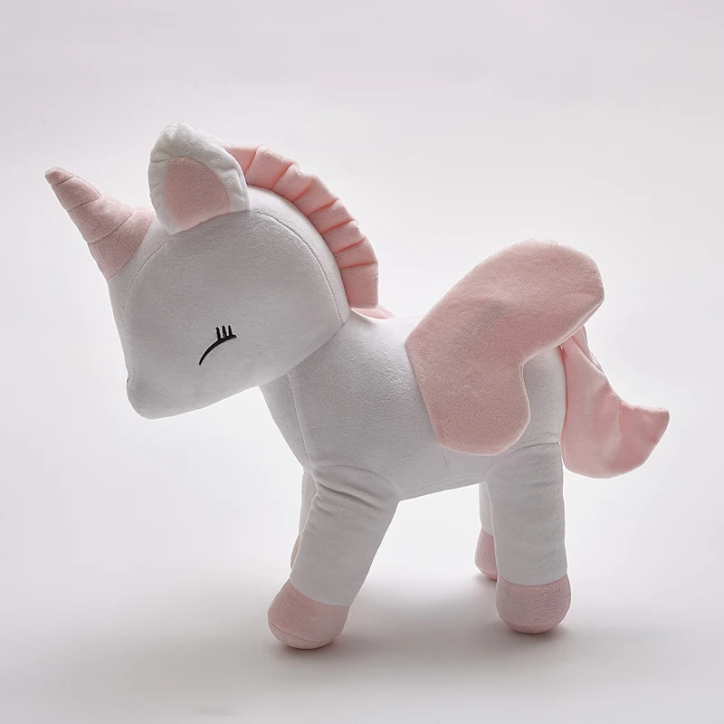 Мультфильм Прекрасный Плюшевый единорог подушки спальные детская кроватка