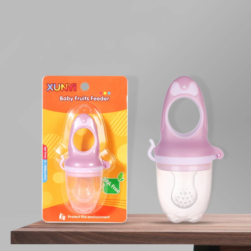 

2020 New Baby Feeding Safe Silicone Feeder Nipples Baby Fresh Fruit and Vegetable Feeder for Baby Chew Teether Pacifier Toy