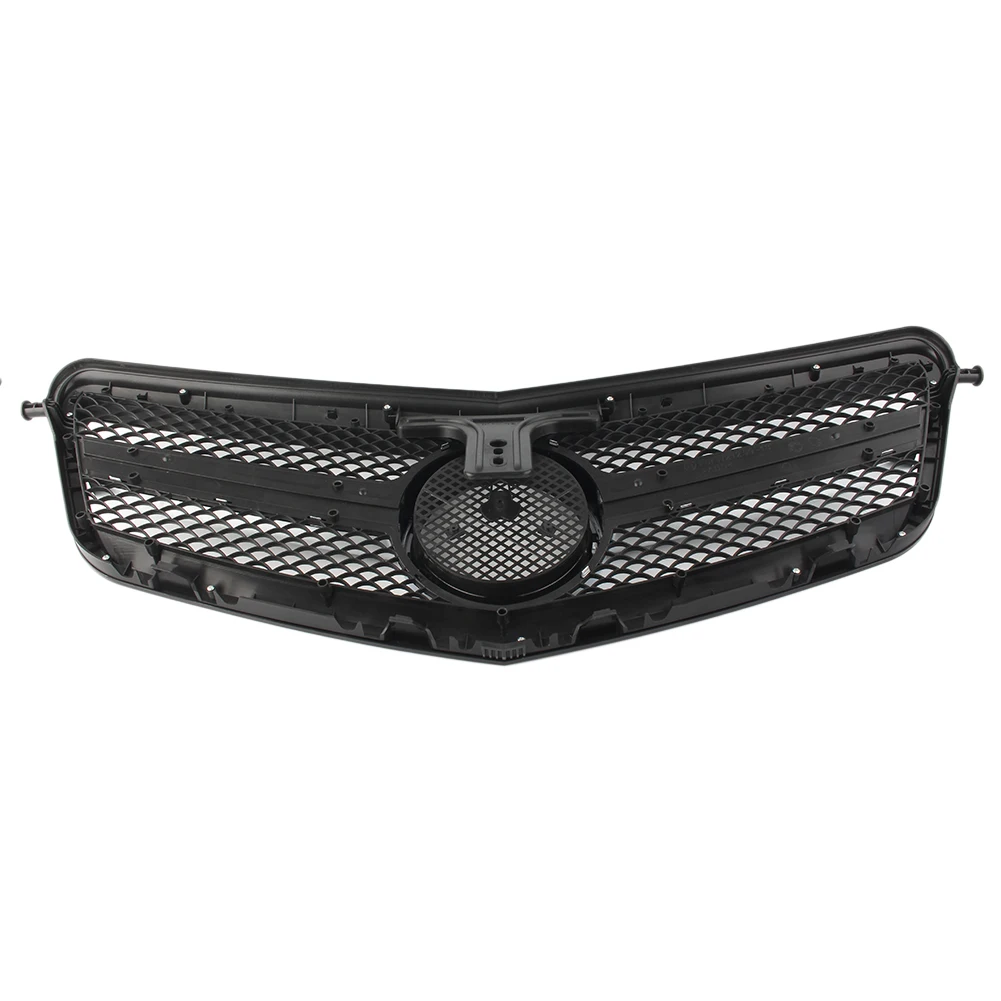 Matt Black Front Grille Sport Radiator Grill For Mercedes Benz E-Class W212 S212 2010 2011 2012 201