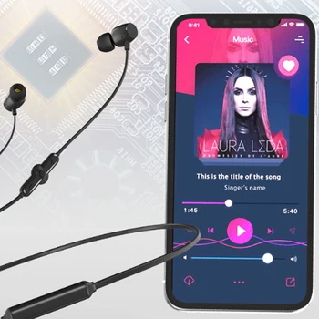 

Bluetooth V5.0 Earphones Wireless Headphones With Microphone Sports Waterproof Headsets 2200mWith ANC For Huawei Xiaomi Samsung