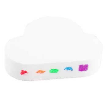 

Natural Skin Care Cloud Shape Rainbow Bath Bubble Exfoliating Moisturizing Bath Ball Pumps Skin Care Romantic Salt Bath