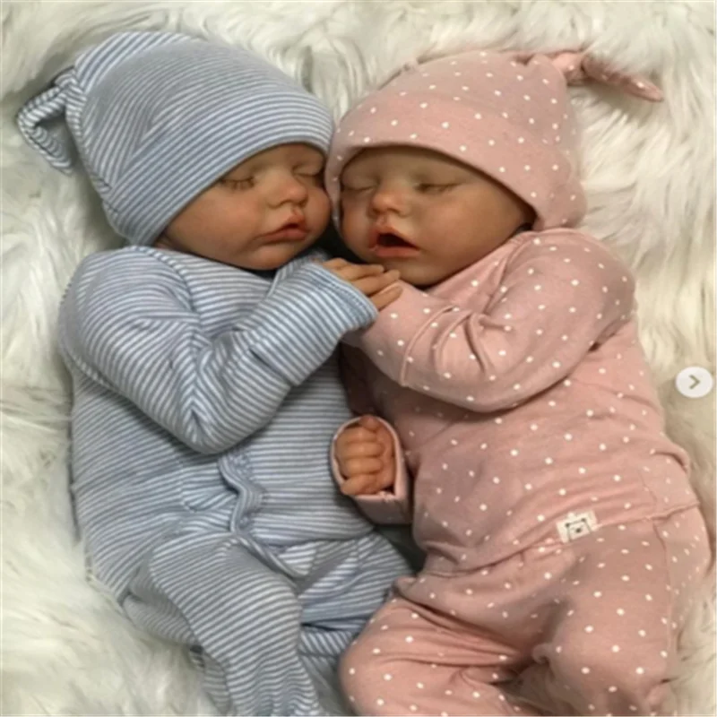 Набор для творчества Кукла Reborn Twin B Реалистичная кукла из ткани размер 17 дюймов 43