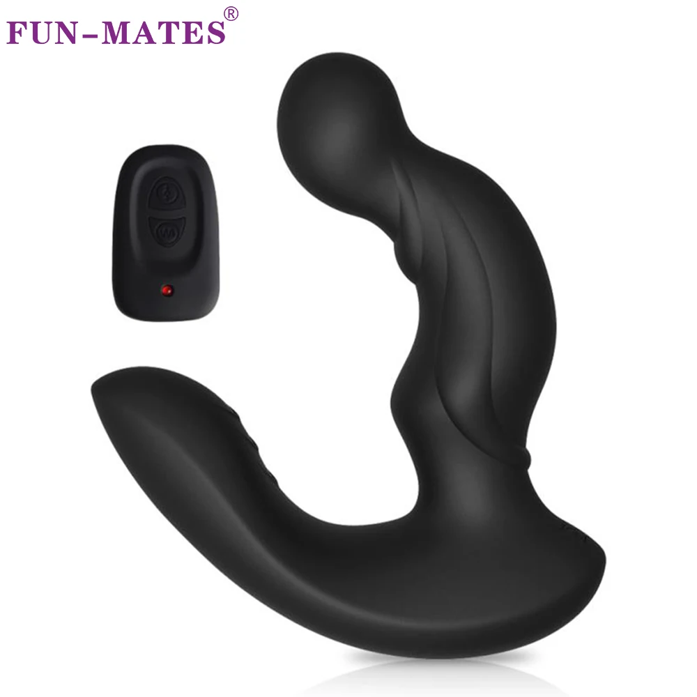 Massaggiatore prostatico in silicone anal plug e vibratore_voghion.com
