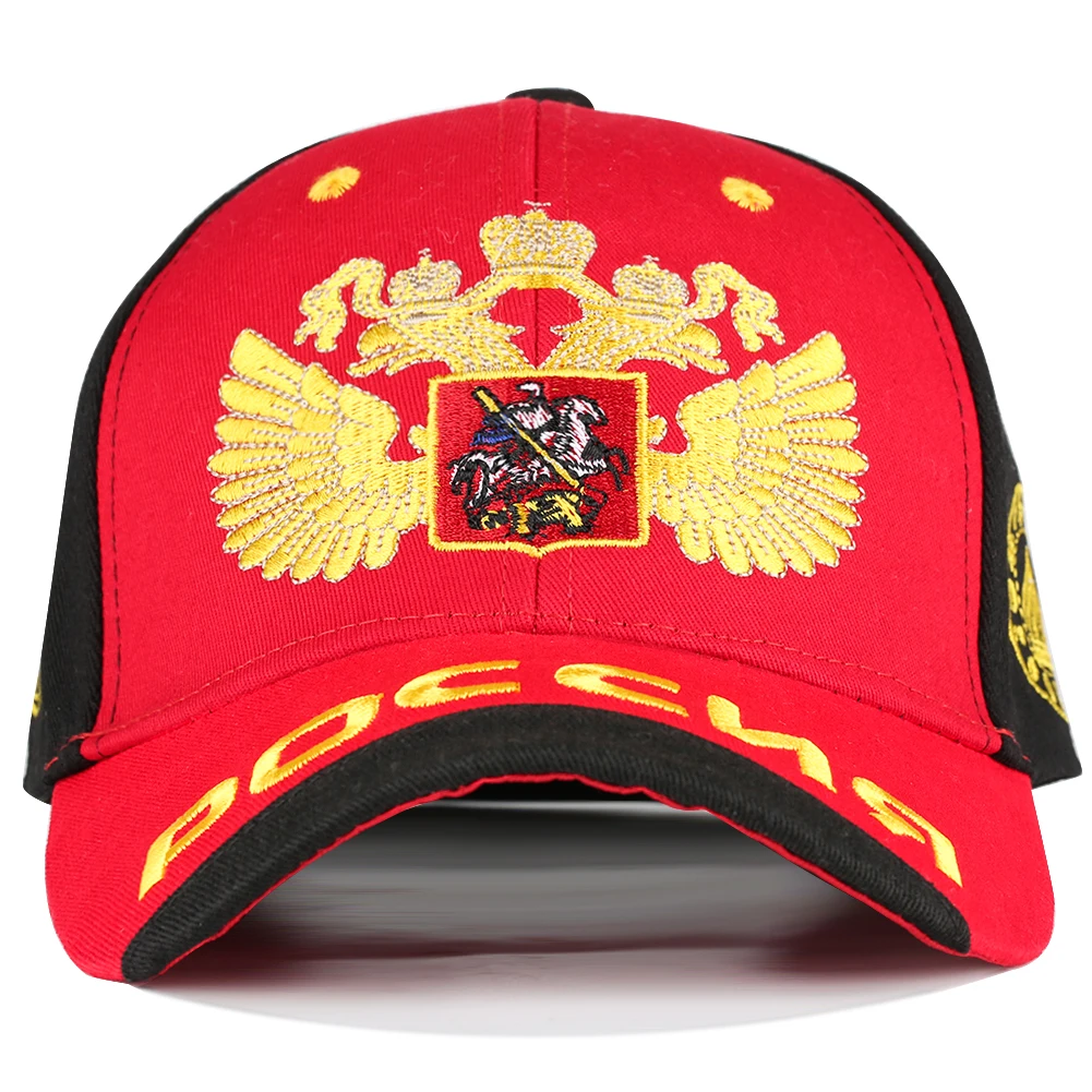 Герб России Национальный флаг вышивка Snapback крутая модная шляпа бейсбольная Кепка Спорт на открытом воздухе шапки мужские и женские Патриот Кепка s