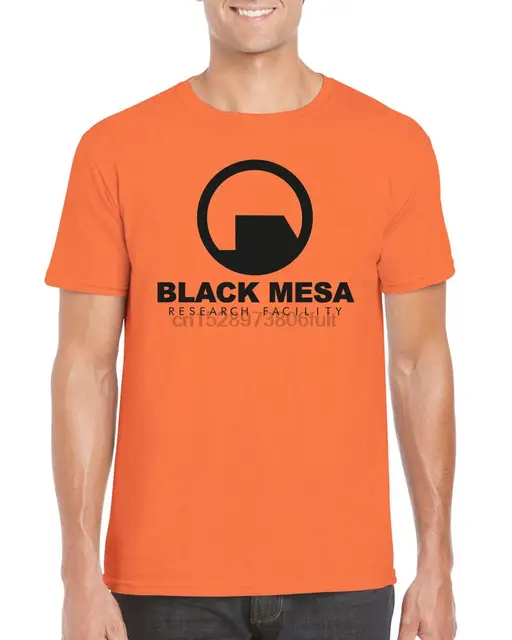 Black Mesa Research Facility Half Life Game Inspired Print T Shirt Aliexpress