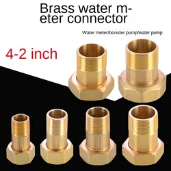 Pipe Fittings Connector accessories water meter copper connector 1/2 inch 3/4 inch inside and outside wire union