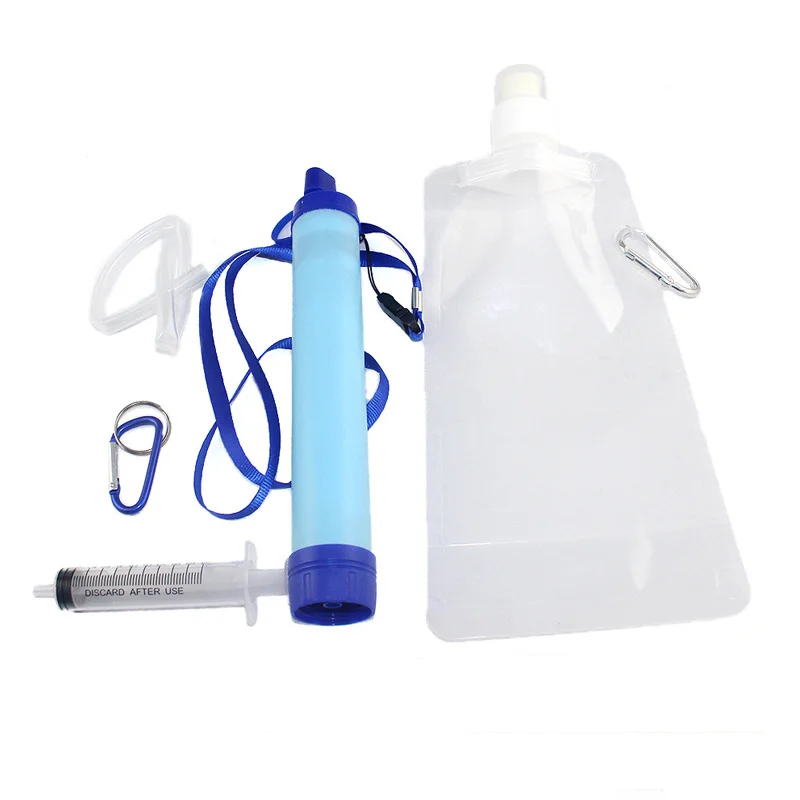 

Portable Water Purifier Practical Durable Outdoor Camping Hiking Emergency Life Survival Portable Secure Purifier Water Filter