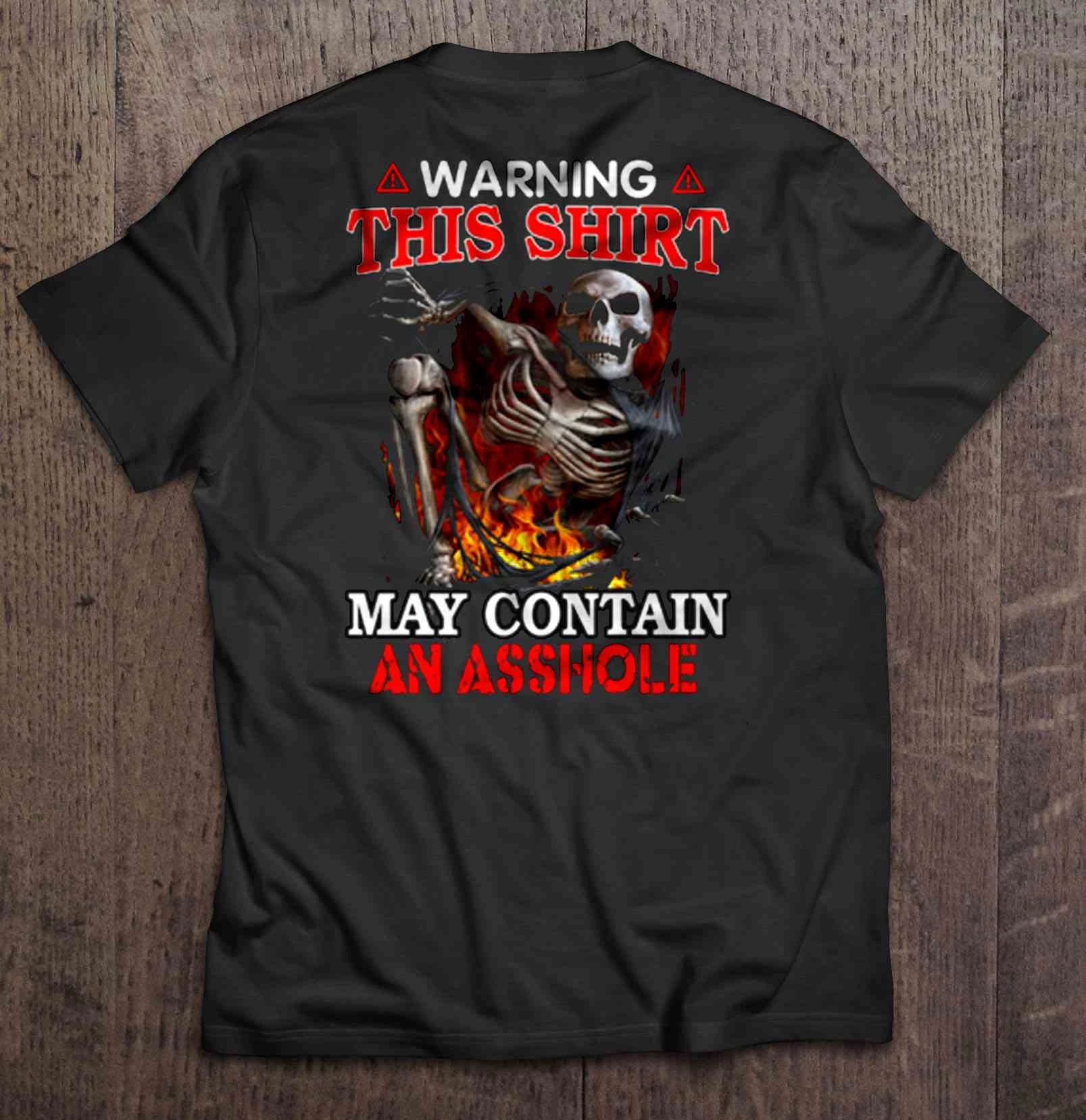 Men T Shirt Warning This May Contain An Asshole Version2 Women t-shirt | Мужская одежда
