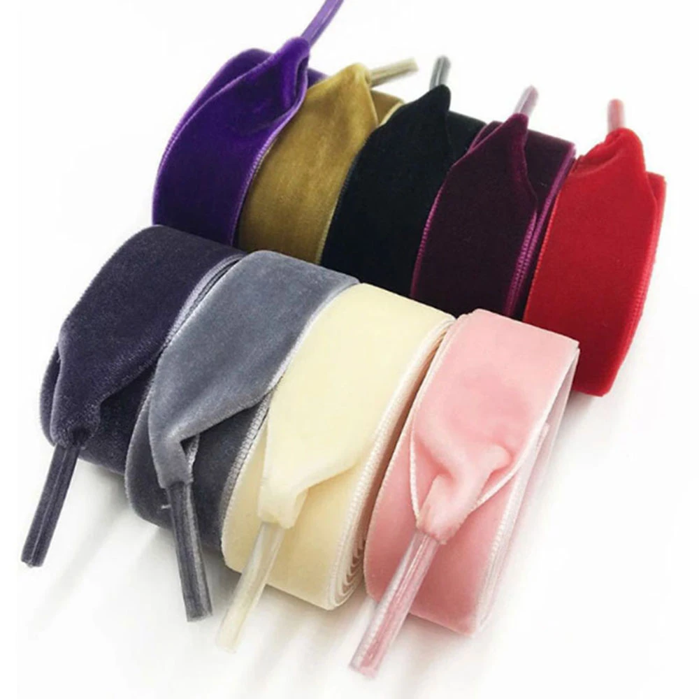 lacets ruban velours