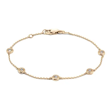 

Bracelet red gold with diamond e0201br11159300