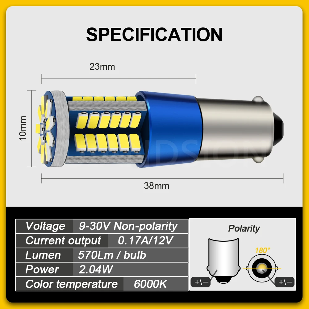 ڵ   ȣ  г , Canbus BA9S BAX9S H21W BAY9s T10 W5W, 12V-24V LED, 2700K 6000K, 2 
