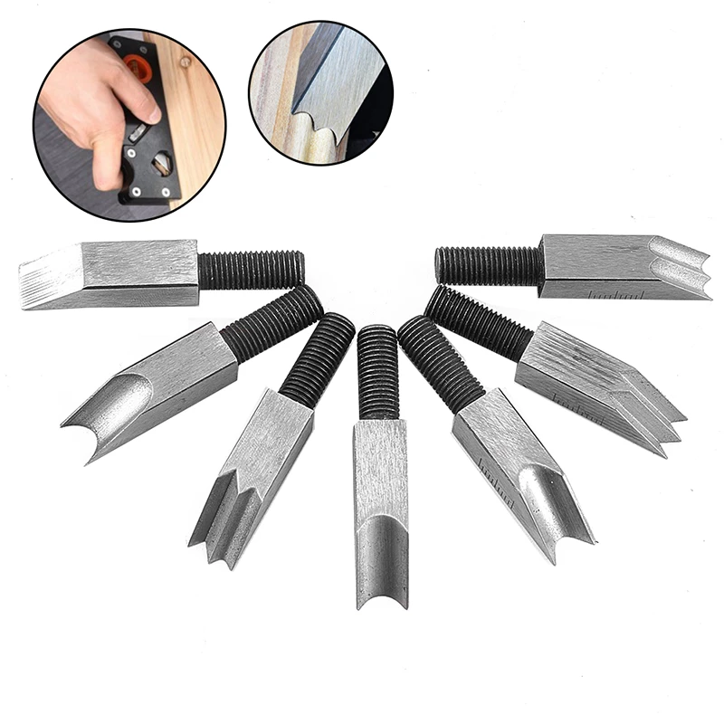 Multiple Styles Woodworking Hand Planer Blade Edge Corner Plane 45