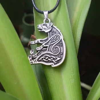 

12pcs norse Celtics Bear necklace ProtectionTalisman jewelry