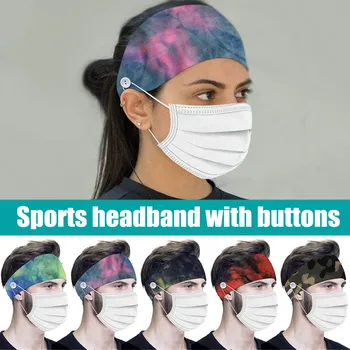 

1 PC Button Headband Yashmak Holder Wearing a Yashmak- Protect Your Ears With Headband For Girl Hair Accessorie Size:20X5CM