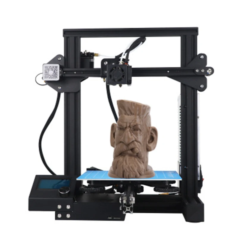 Студенческий 3d принтер Строительная модель высокая точность 3d печать бытовой промышленности коммерческий производитель образование 3d принтер - Цвет: Черный