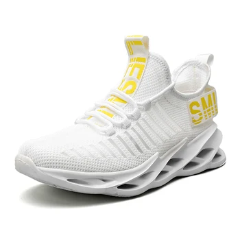 

New 2020 Men Running Shoes Breathable Outdoor Sports Shoes Lightweight Sneakers for Comfortable Athletic Training Footwear 39-45