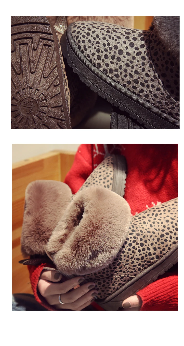 Г. Зимние теплые непромокаемые сапоги женская короткая обувь с мехом женские ботинки с заячьими ушками chaussures femme