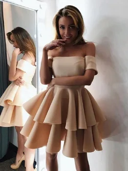 

Off The Shoulder Short Homecoming Dresses robes de cocktail vestidos de graduación vestidos cortos платья для выпускного