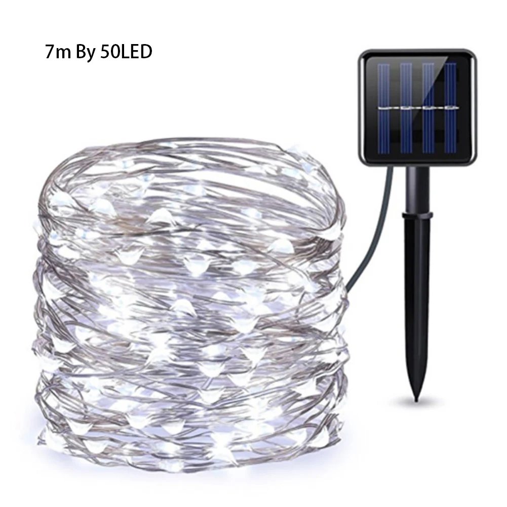 

Lawn Multi-mode Home Waterproof String Light Atmosphere Solar Power Outdoor Fairy Party Garden Decor Wedding Holiday Lighting