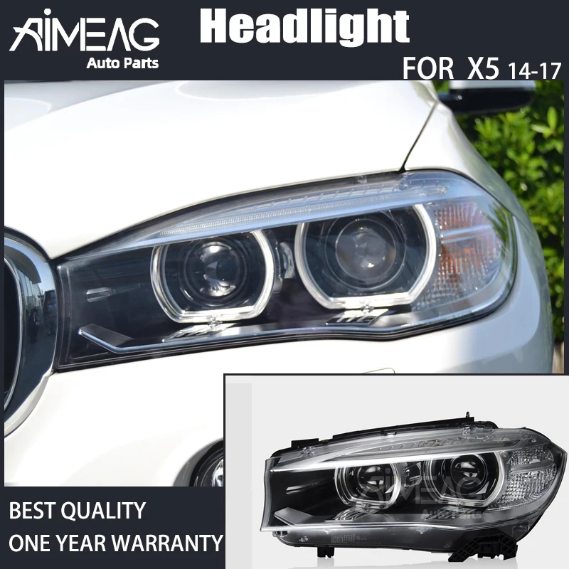 Сделано для 2014-2017 BMW X5 X6 OEM Европейская версия ксеноновая фара правая и левая набор