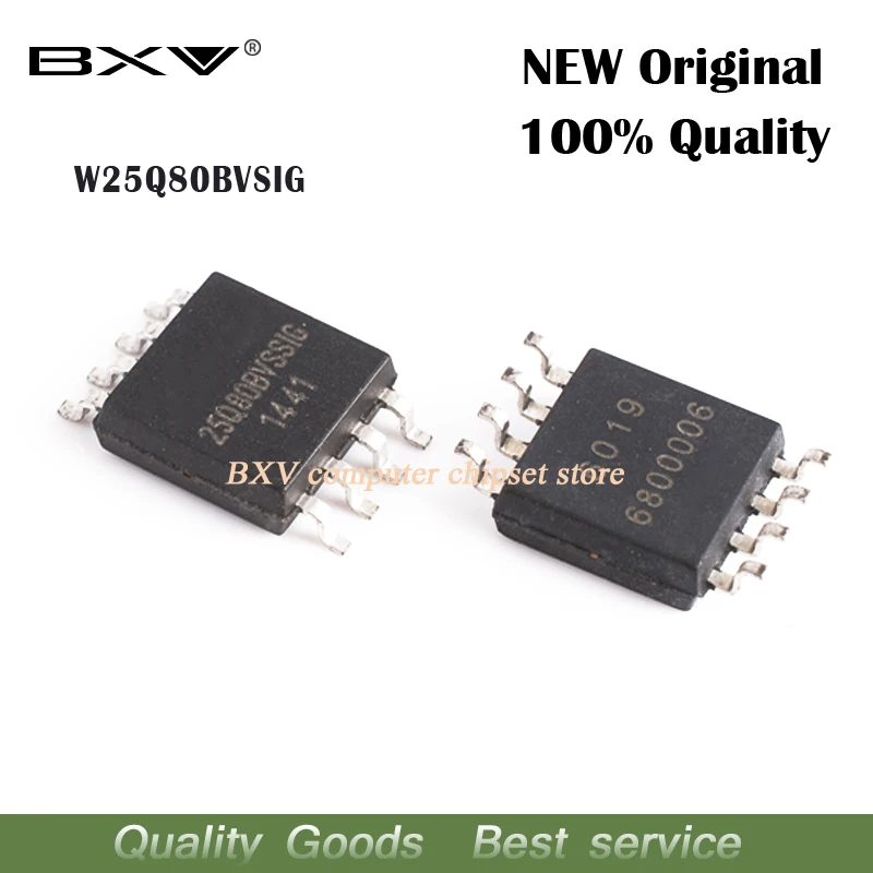 10 шт. 25Q80BVSIG W25Q80BVSIG w25q80bvcome 25q80bvcome 25Q80 SOP-8 микросхема памяти новинка оригинал