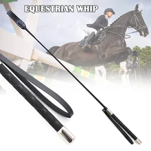 51cm Leather Horsewhips Equestrian Horseback Riding Whips Lash Supplies Portable Lightweight More Durable Horse Training Whip 51cm Leather Horsewhips Equestrian Horseback Riding Whips Lash Supplies Portable Lightweight More Durable Horse Training Whip
