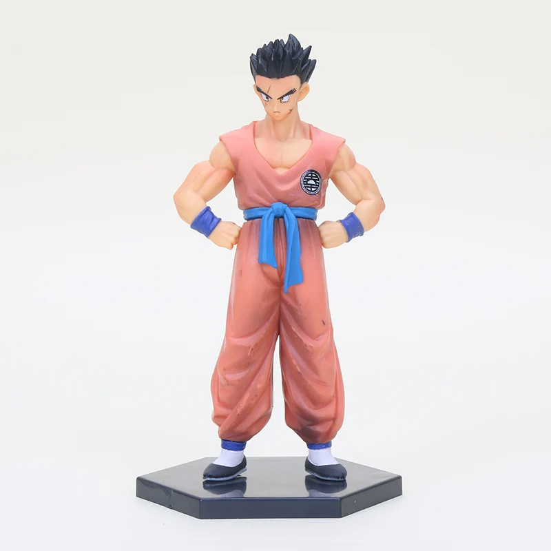 Аниме Жемчуг дракона стиль детей Гоку стволы Вегета лунчи 1/8 весы Dragon Ball Z фигурка ПВХ Коллекционная модель игрушки - Цвет: Темно-серый