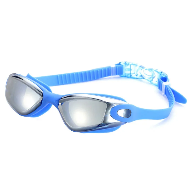 Yong bo профессиональная гоночная маска для дайвинга с гальваническим покрытием, Простые Стеклянные противотуманные очки для плавания, очки для защиты глаз