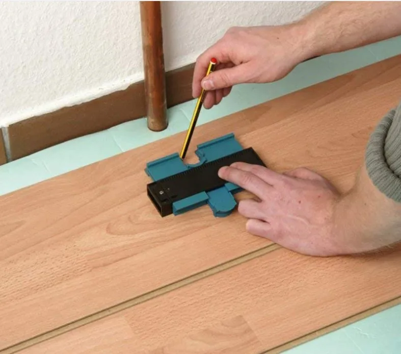 5 ширина инструмент для маркировки древесины плиточный ламинат плитки общие инструменты пластиковый измерительный прибор контурный профиль копировальный датчик дубликатор стандарт